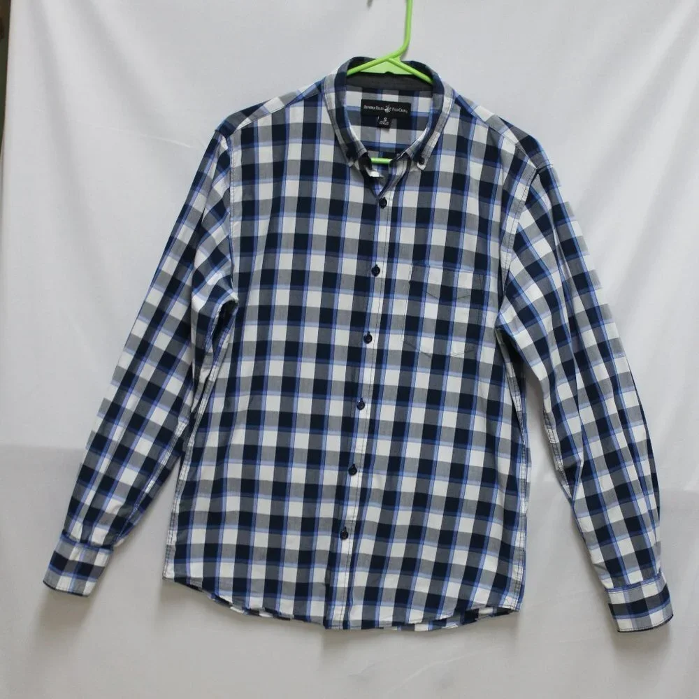 Boy's Beverly Hills Polo Club Plaid Button-Down